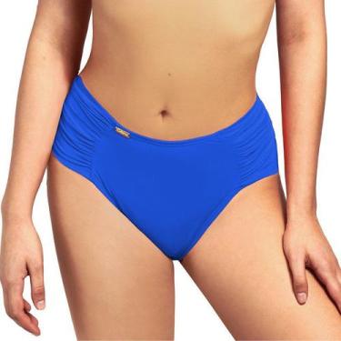 Imagem de Calcinha de Biquíni Plus Size Borboleta lateral dupla - Estigma, G, Az