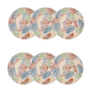 Imagem de Jogo de 6 Pratos de Sobremesa 20 cm Unni Caminho da Selva - Oxford