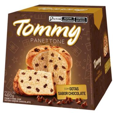 Imagem de Panettone Gotas de Chocolate 400g - Tommy
