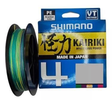 Imagem de SHIMANO, LINHA DE PESCA MULTIFILAMENTO SHIMANO KAIRIKI 4X LD M54TE 50LB- 22,7KG - 0.315MM - 150M - COLORIDA