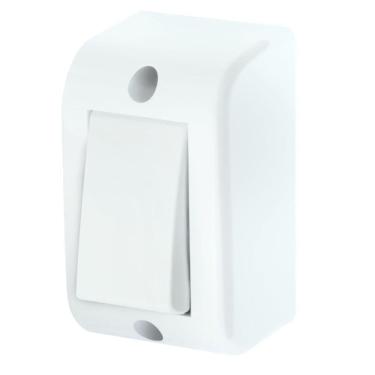 Imagem de Interruptor Simples 16a 250 Volts Nova Sobrepor - 2541 - Fame Interrp. Simples 16a Sobrepor Fame 2541