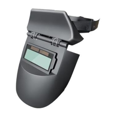 Imagem de YsXoWiui Capacete de Soldagem com Escurecimento Automático, Máscara de Soldador, Protetor Facial Amplo, Protetor Facial de Alta Visibilidade, Capuz, Cor Verdadeira, Tamanho real