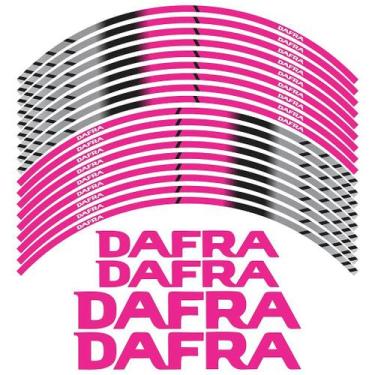 Imagem de Friso Adesivo Refletivo Dafra - Alta Durabilidade e Proteção - Cromo S