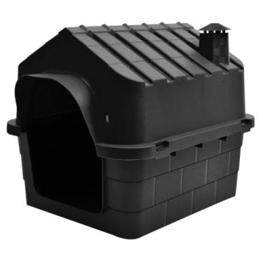 Imagem de Conforto para seu Pet - Casa para Cachorro e Gato, Casinha Macia e Aconchegante como um Abrigo Seguro(Preta,Número 1 - Pequena)