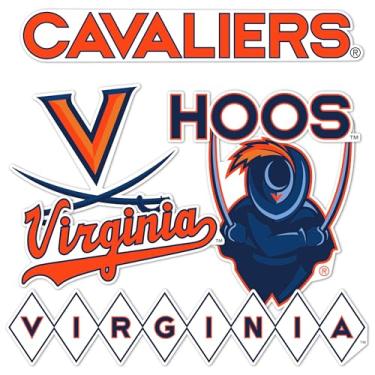 Imagem de Desert Cactus Adesivo University of Virginia Cavaliers UVA Wahoosr Decalques de Vinil Garrafa de Água Carro Folha de Scrapbook T2 (Tipo 2-3)