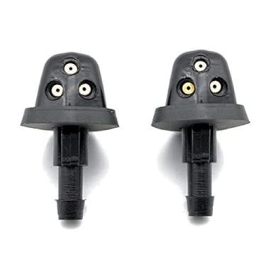 Imagem de Bocais de lavagem de para-brisa para Su/zuki Swift MK2 2004-2010 Bocal de lavadora de limpador de para-brisa dianteiro de carro, 2 peças de carro