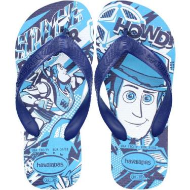 Imagem de Chinelo De Dedo Havaianas Kids Disney Menino, 25/26, Azul