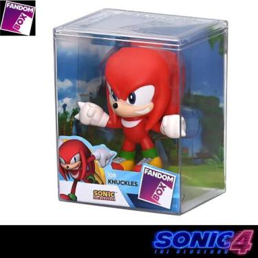 Imagem de Boneco Fandom Box Knuckles 10cm Turma Do Sonic Líder Brinquedos Coleci