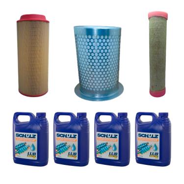 Imagem de Kit Preventiva Compressor Parafuso Schulz SRP 3020 3020E TA3020 TA3020E