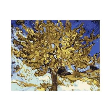 Imagem de Pintura a Óleo por Números Van Gogh - Paisagem 60x75cm (Sem Moldura), 