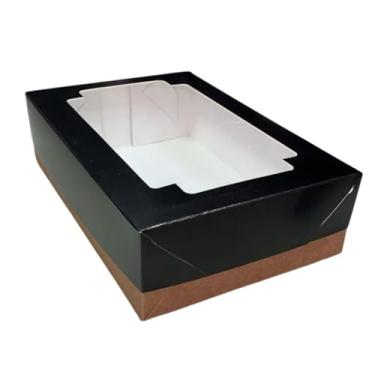 Imagem de 10 Caixa Com Visor de Acetato 22 x 15 x 4 ou 22 x 15 x 6 (10,VISOR 22 X 15 X 6 PRETA)