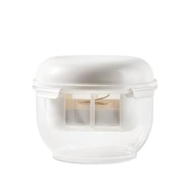 Imagem de Separador de soro de iogurte, coador de malha fina de grande capacidade para iogurte, recipiente de iogurte, coador de queijo para fazer iogurte espesso de leite de soja