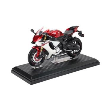 Imagem de Modelo De Moto Clássica Yamaha YZF-R1 Em Escala 1:12, Brinquedo De Car
