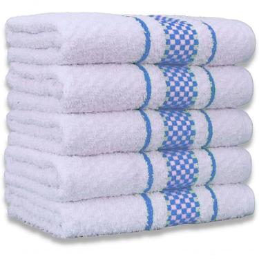 Imagem de Kit 5 Pano De Prato Super Luxo Atoalhado Premium Gourmet Beka - Azul Claro