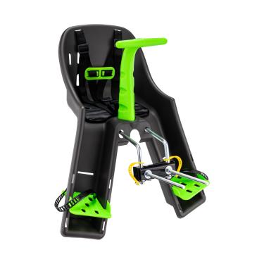 Imagem de CADEIRINHA DIANTEIRA BABY BIKE GRAFITE COM VERDE