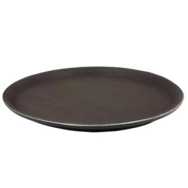Imagem de Bandeja Redonda Antiderrapante  40CM Garçom Restaurante Bar - Asia Hom