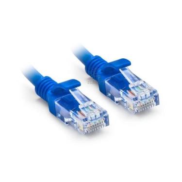 Imagem de Cabo de Rede 5 Metros RJ45 Cat5E Patch Cord UTP LAN Internet - FY
