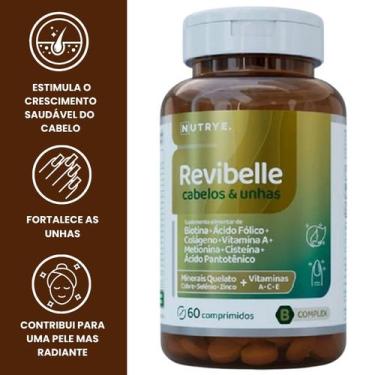 Imagem de Revibelle Nutrye Cabelos E Unhas  60 comprimidos