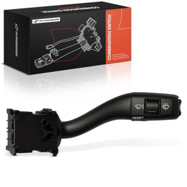 Imagem de A-Premium Interruptor de seta adequado para Audi A4 2000-2009 interruptor de limpador/lavador, com função de computador de placa, com função de limpeza e lavagem, com função de intervalo de limpeza