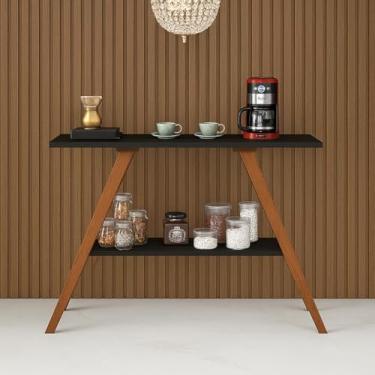 Imagem de Aparador Buffet Sala Cozinha Copa Hall Café Moderno (Preto)