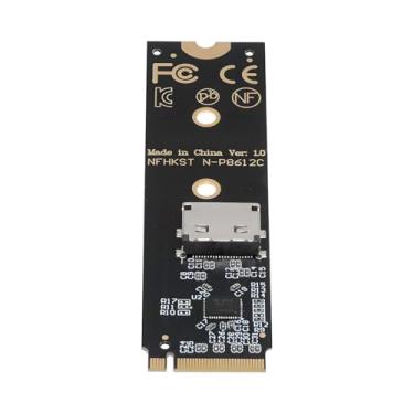 Imagem de CY Adaptador 2280 PCI-E4.0 M.2 M-Key NVME para Oculink SFF-8612 SFF-8611 Adaptador host com redriver linear para SSD U.2 eGPU em comprimentos de cabo longos