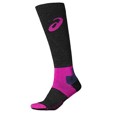 Imagem de ASICS Meias de compressão de cano alto de lã, rosa, pequeno