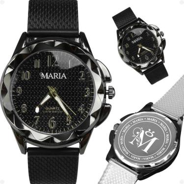 Imagem de Relogio De Pulso Feminino Aço Inox Qualidade Premium Verde Social Presente autêntico Casual