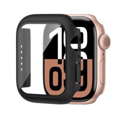 Imagem de Case acrilico para Apple Watch Séries 10 42 - tela vidro - Genérica
