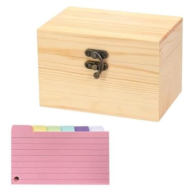 Imagem de RNXRZANK Estojo para Fichas de índice Feito de [material], Compacto E [material], Ideal para Material de Escritório, Armazenamento de Fichas de índice E Porta-