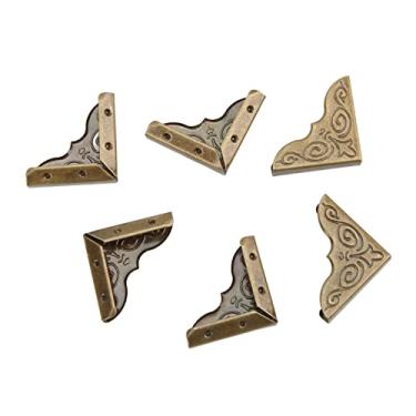 Imagem de Acouto Protetores de Canto de Livro de Metal Vintage de 100 Peças – Protetores de Canto de Ferro Premium, álbuns de Fotos, Porta-retratos e Móveis – Decoração Elegante Com Ampla Aplicação