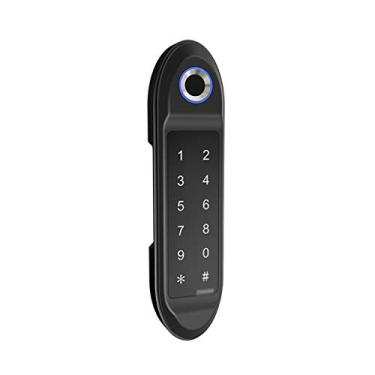 Imagem de Fechadura elétrica biométrica com impressão digital e senha sem chave para armários de gaveta de armário (cor: B) (A)