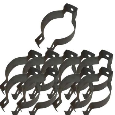 Imagem de Kit 10 abracadeira tipo d 1 1/4" com parafuso - AIEDEM