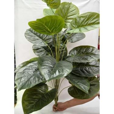 Imagem de Yucca Artificial Premium 1,10m / 1,15m – Plantas Decorativas Realistas para Ambientes Internos e Externos(1,Coração Verde - 24 Folhas)