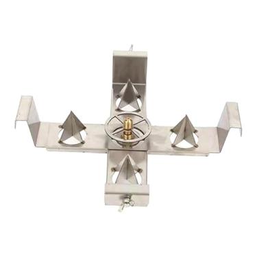 Imagem de Bothyi Abridor de Garrafas, Lavador e Limpador, Equipamento de Limpeza, Robusto, Acessório Multiuso de Metal para Enxaguar e Misturar Garrafas, Quatro Pontas