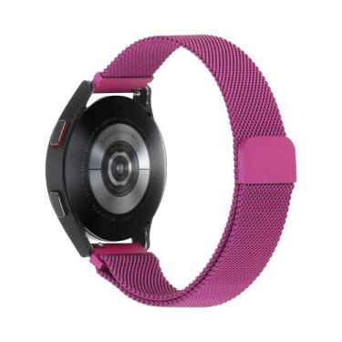 Imagem de Pulseira De Aço Inoxidável Milanesa Para Smartwatch Amazfit Active 2, 