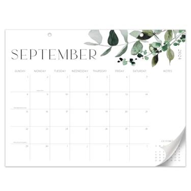 Imagem de Calendário de mesa estético 2024-2025 – funciona de janeiro de 2024 a julho de 2025 – O calendário perfeito para mesa/parede de 40,64 cm x 30,48 cm para facilitar a organização