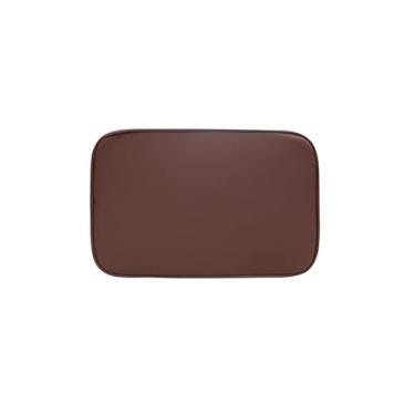 Imagem de Capa de caixa de apoio de braço automotivo 30 x 19 x 5,5 cm, capa de console central de carro, capa de caixa de apoio de braço automático de espuma de memória, protetor universal de couro para apoio