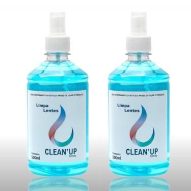Imagem de Kit 2 Spray Limpa Telas e Lentes 500 ml para TV, Celular, Monitor, Notebook, Óculos e Eletrônicos Sem Álcool, grande
