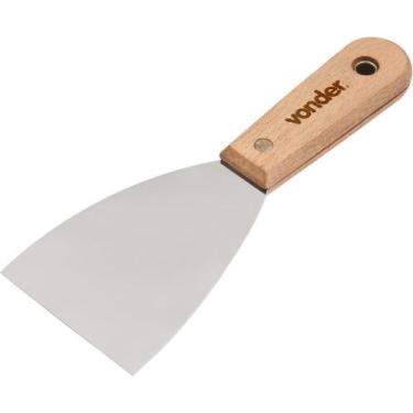 Imagem de Espátula betumadeira aço inox 3.1/8" 7,9cm cabo mad Vonder