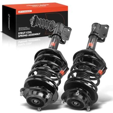 Imagem de A-Premium Par dianteiro (2) conjunto completo de suporte e mola helicoidal compatível com Subaru Outback 2005 2006 2007 2008 2009, lado do motorista e do passageiro, número de substituição 18818216
