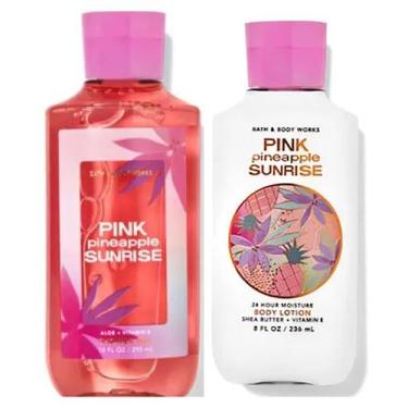 Imagem de Conjunto de presentes Bath & Body Works Pink Pineapple Sunrise para mu