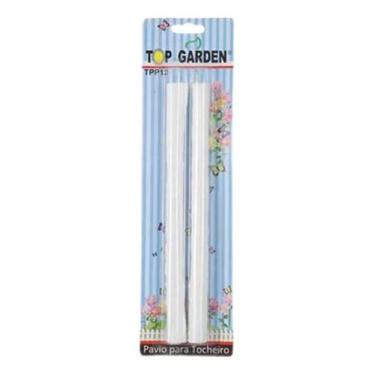 Imagem de Kit 2 Pavios Tocha Bambu 5 A 8 Horas De Queima 100% Algodão - Top Gard