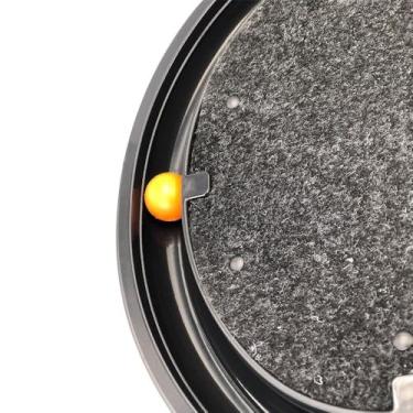 Imagem de Super Cat Relax Pop Arranhador para Gatos com Bolinha Interativa, Preto, Polipropileno e Poliéster, 44,05x41cm, Kit com 2 Unidades