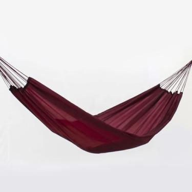 Imagem de Rede de Dormir e Descanso Nylon Garimpeira, Camping, Pesca, Selva, lazer (Vinho)