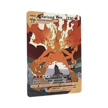 Imagem de Cartão Metálico Pokémon De 10000 Pontos Arceus Charizard Mewtwo Vmax G