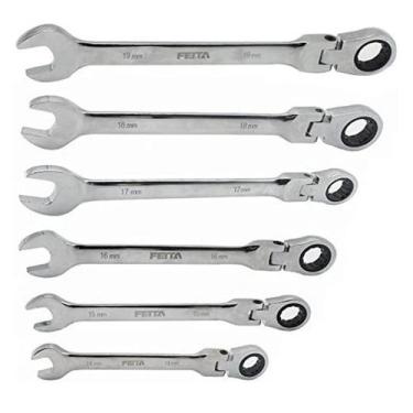 Imagem de Chave De Catraca Flexível De 8-19mm, Conjunto De Ferramentas Para Carr