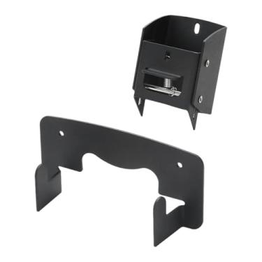 Imagem de Baoblaze Suporte universal para carrinho de mão, gancho de parede organizador para carrinhos de mão, ideal para oficina, garagem, galpão e casa.