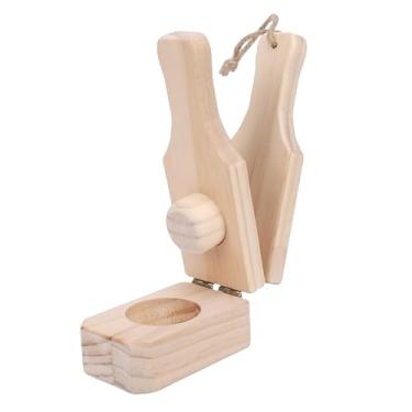 Imagem de Fabater Prensa de Banana Tostones de Madeira, Fabricante de Esmagador de Banana Reutilizável Dobrável para Chips de Banana Frita e Copos de Tostones, Fabricante de Esmagador de Banana