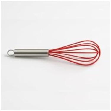 Imagem de Batedor de claras manual, silicone resistente, utensilio cozinha, para bater claras, elegante.