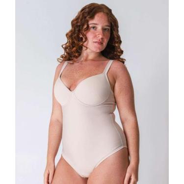 Imagem de Body Feminino Modelador Bojo Moldado DelRio Bege-61038, Bege, 50